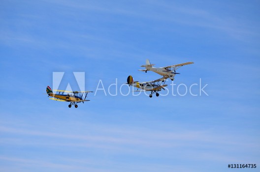 Picture of Vintage planes flying